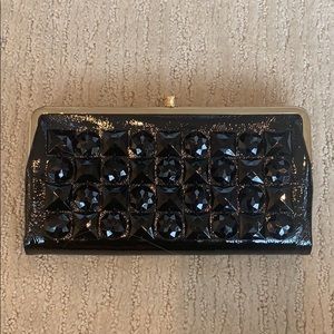 Hobo International black clutch with crystals